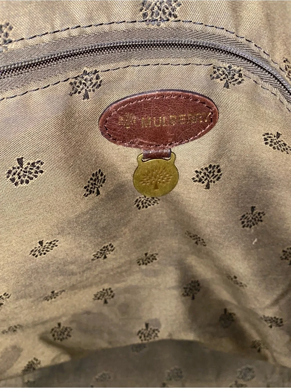 Mulberry Alexa Hobo Bag Dark Brown Leather Shoulder Bag with Front Buckle Pocket - Picture 10 of 14